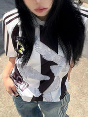 American Stripe Sport Oversized Short Sleeve