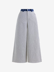 Vintage Stripes Wide Leg Pants