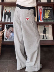 Vintage Stripes Wide Leg Pants