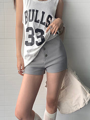American Retro Three Button Stretch Shorts