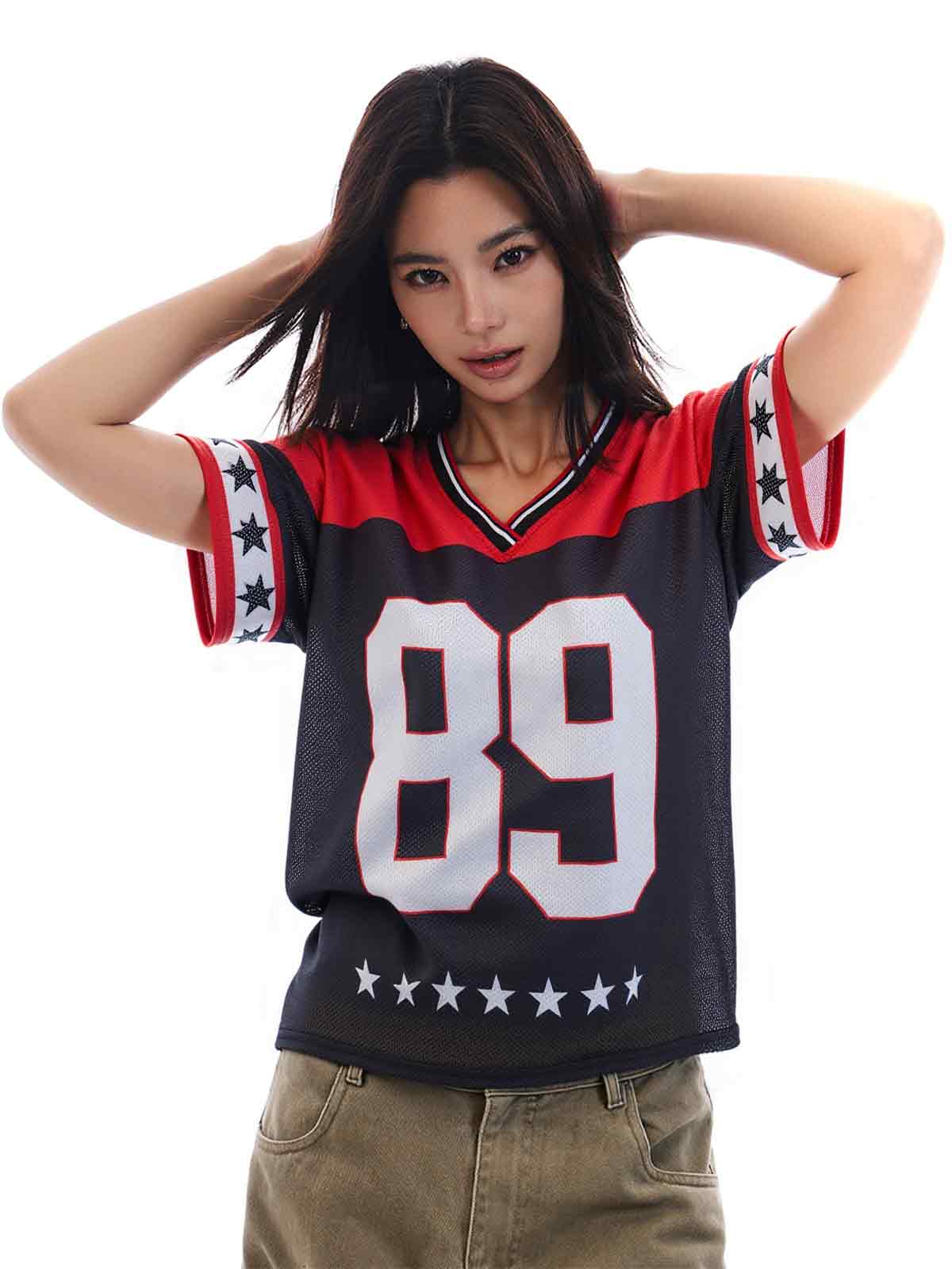 Loose Retro Hollow Hottie American Tee