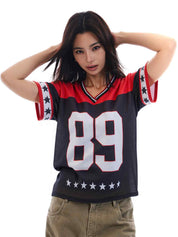 Loose Retro Hollow Hottie American Tee