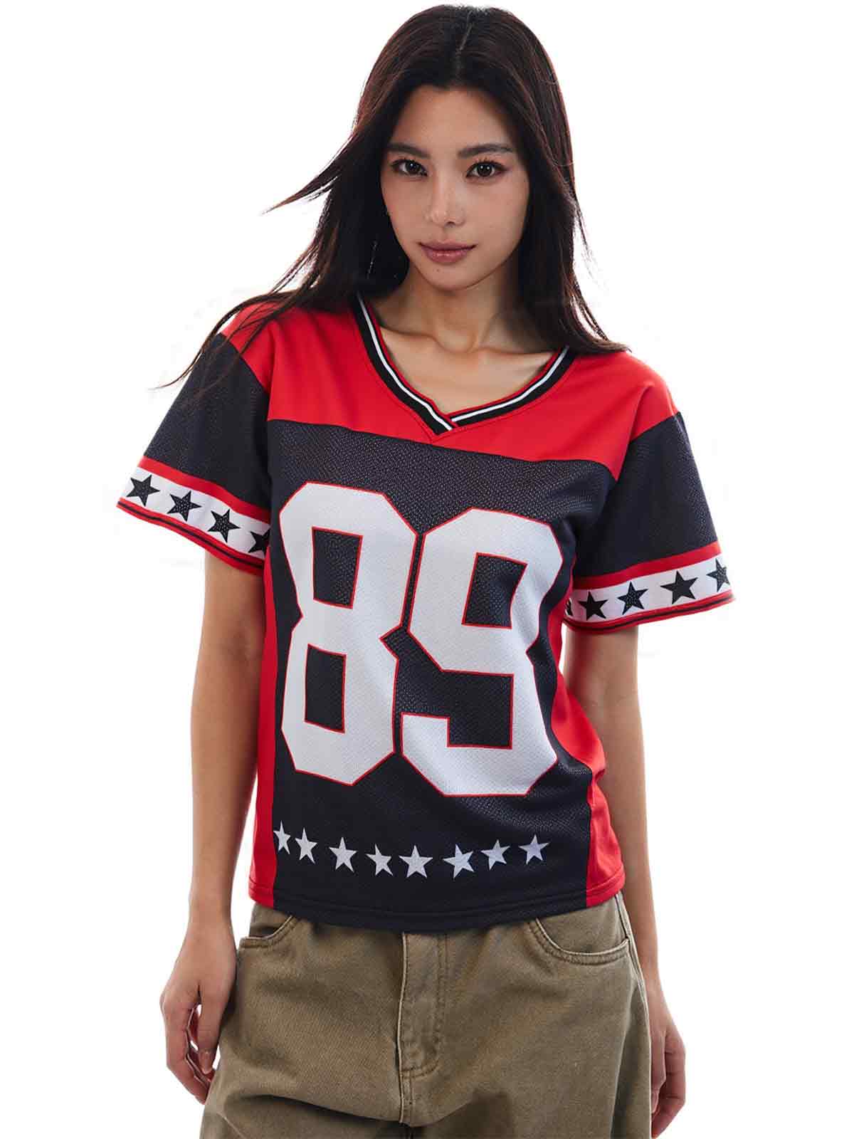 Loose Retro Hollow Hottie American Tee