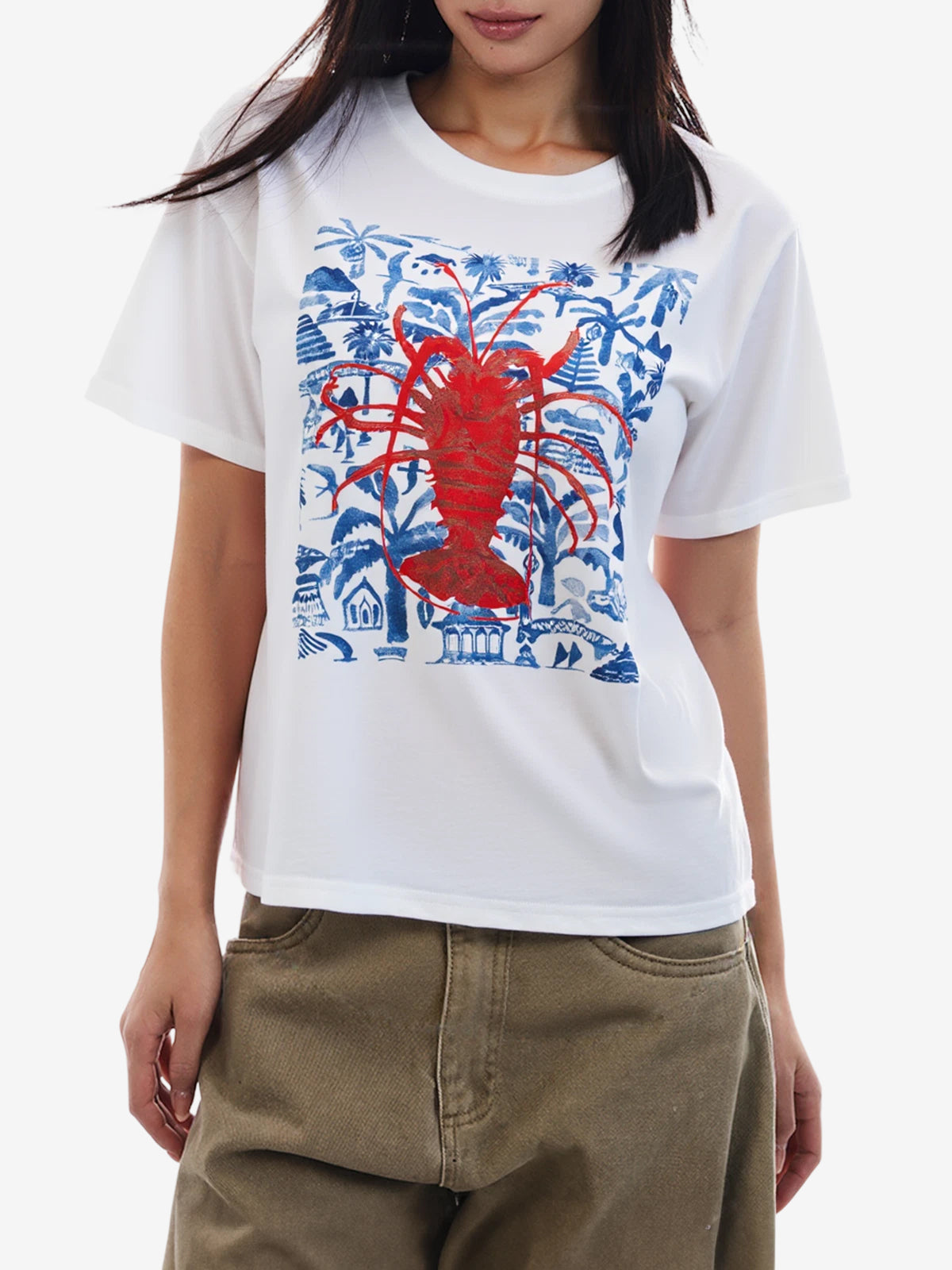 Animal Print Retro All Match Loose Tee