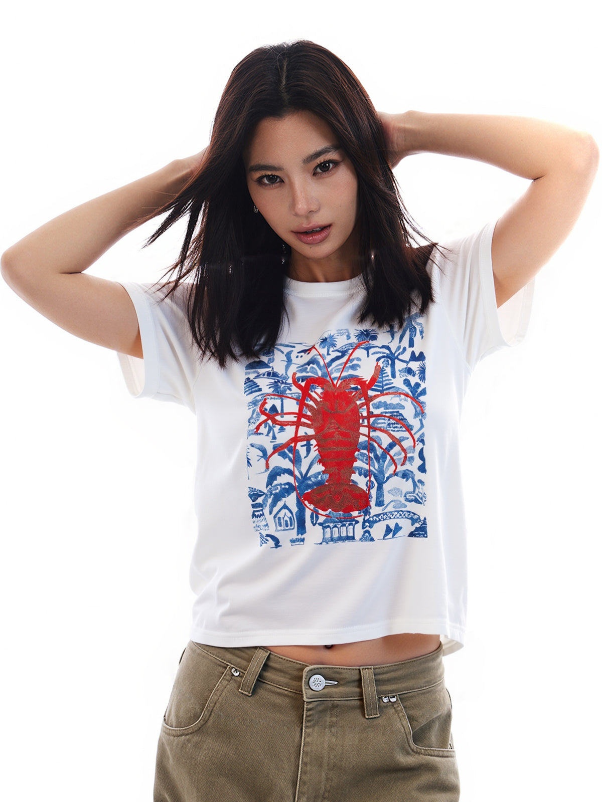 Animal Print Retro All Match Loose Tee