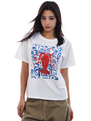 Animal Print Retro All Match Loose Tee