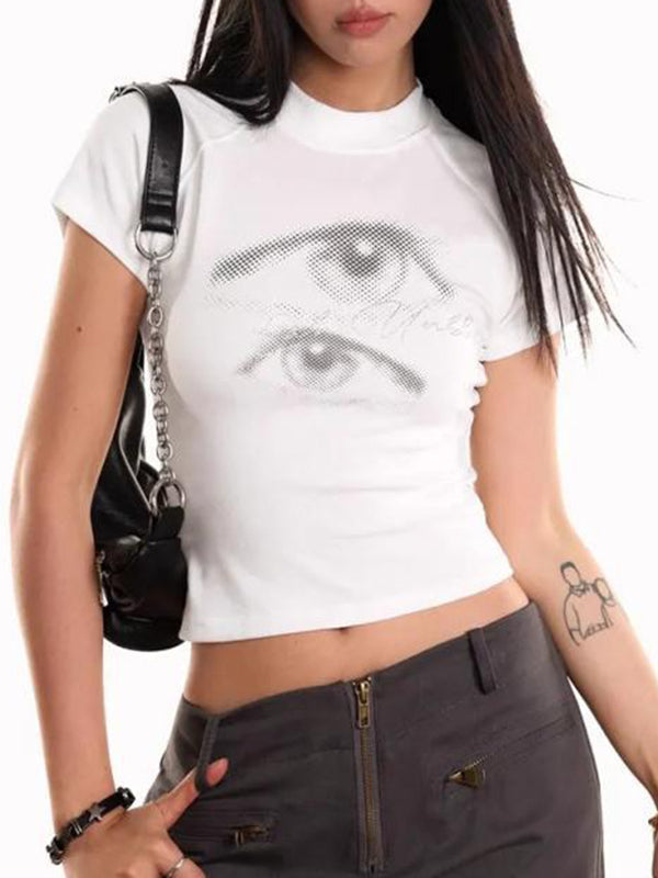 Eye Print Short Sleeve