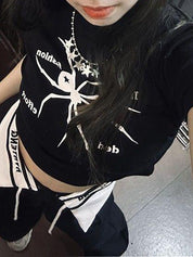 Spider Print Short Sleeve