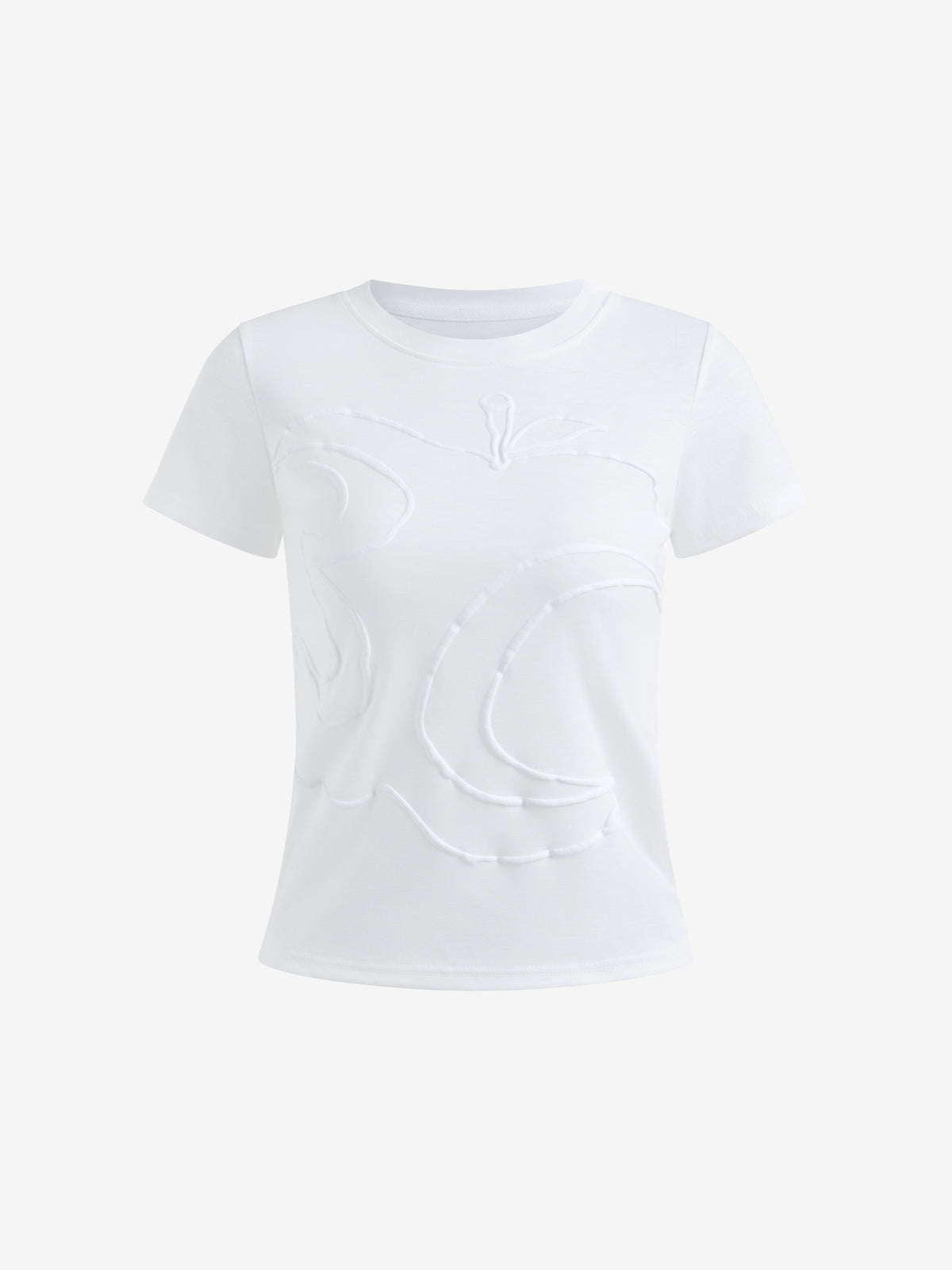 White Print Short Sleeve