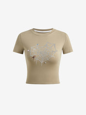Cobweb Diamonds Short Sleeve