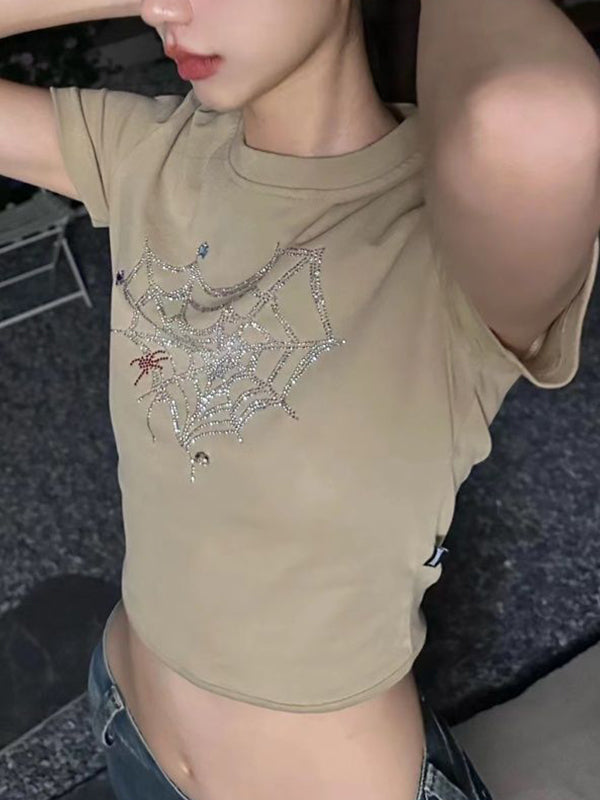 Cobweb Diamonds Short Sleeve