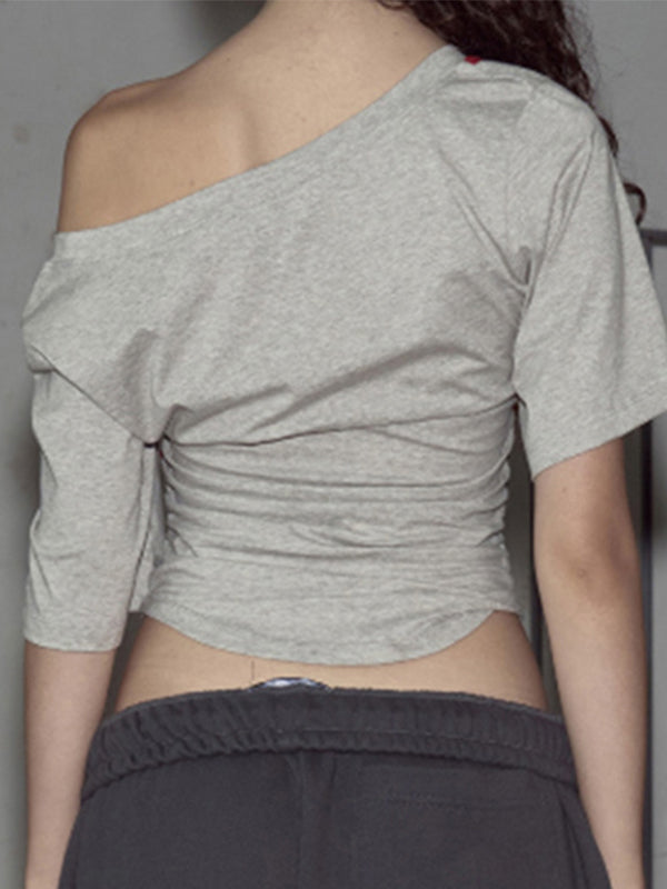 American Basic Clash Of Colours Oversized Short Sleeve