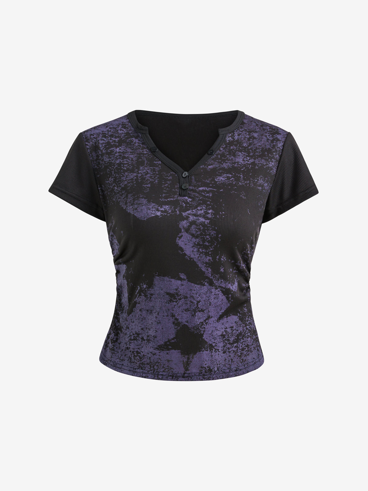 Punk Star Print Short Sleeve
