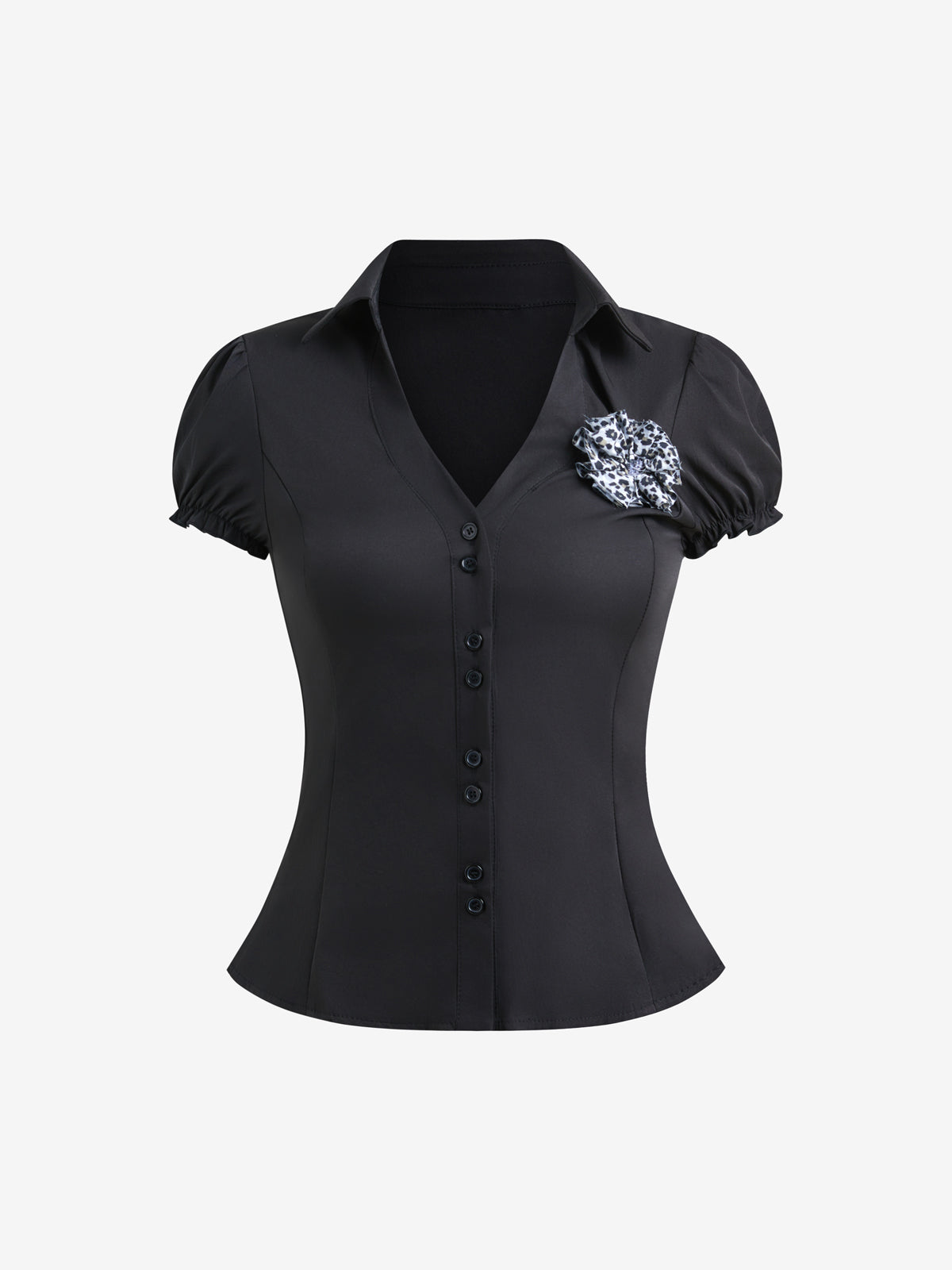 American Hottie Leopard Short Sleeves