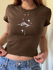 Vintage Star Hand Printed Tee