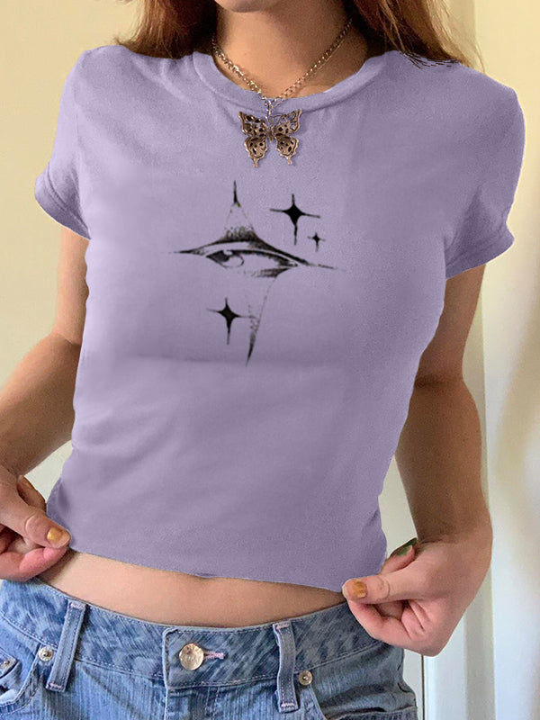 Vintage Star Hand Printed Tee