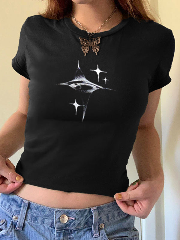 Vintage Star Hand Printed Tee