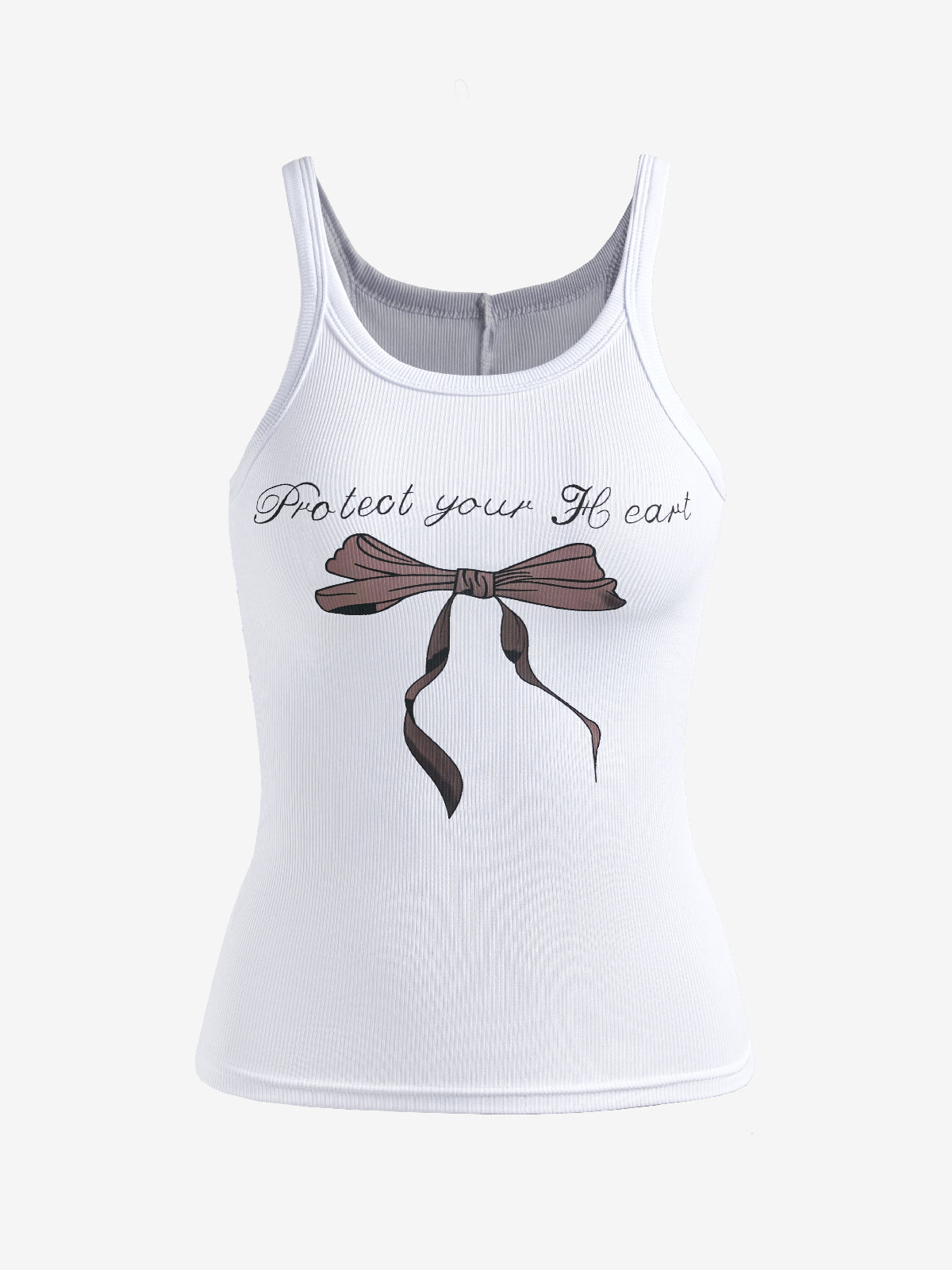 Basic Stretch Knit Bow Tie Cami Top
