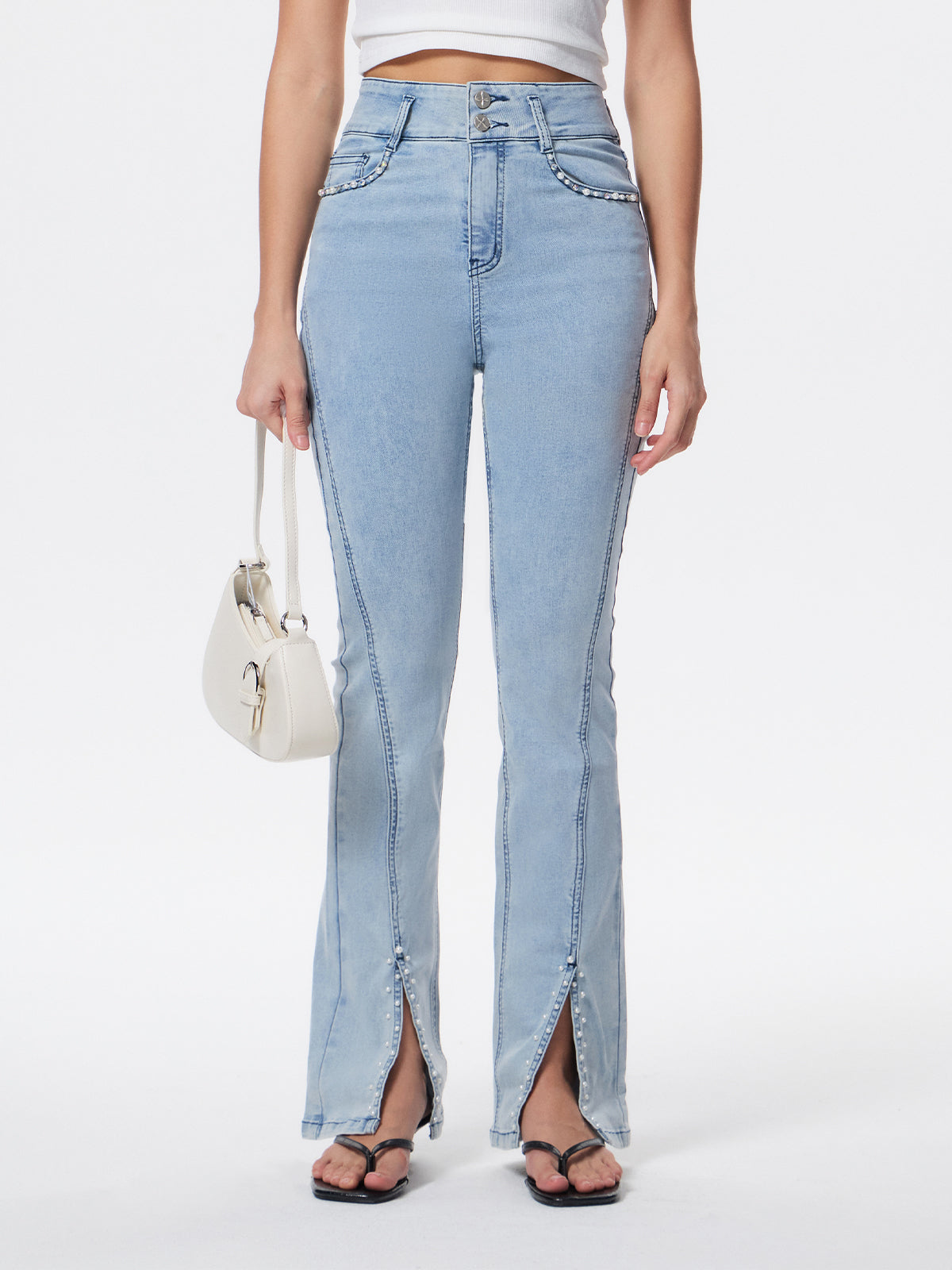Women's Pearl Vintage Washed Jeans Bootcut Pearl