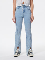 Women's Vintage Washed Jeans Bootcut