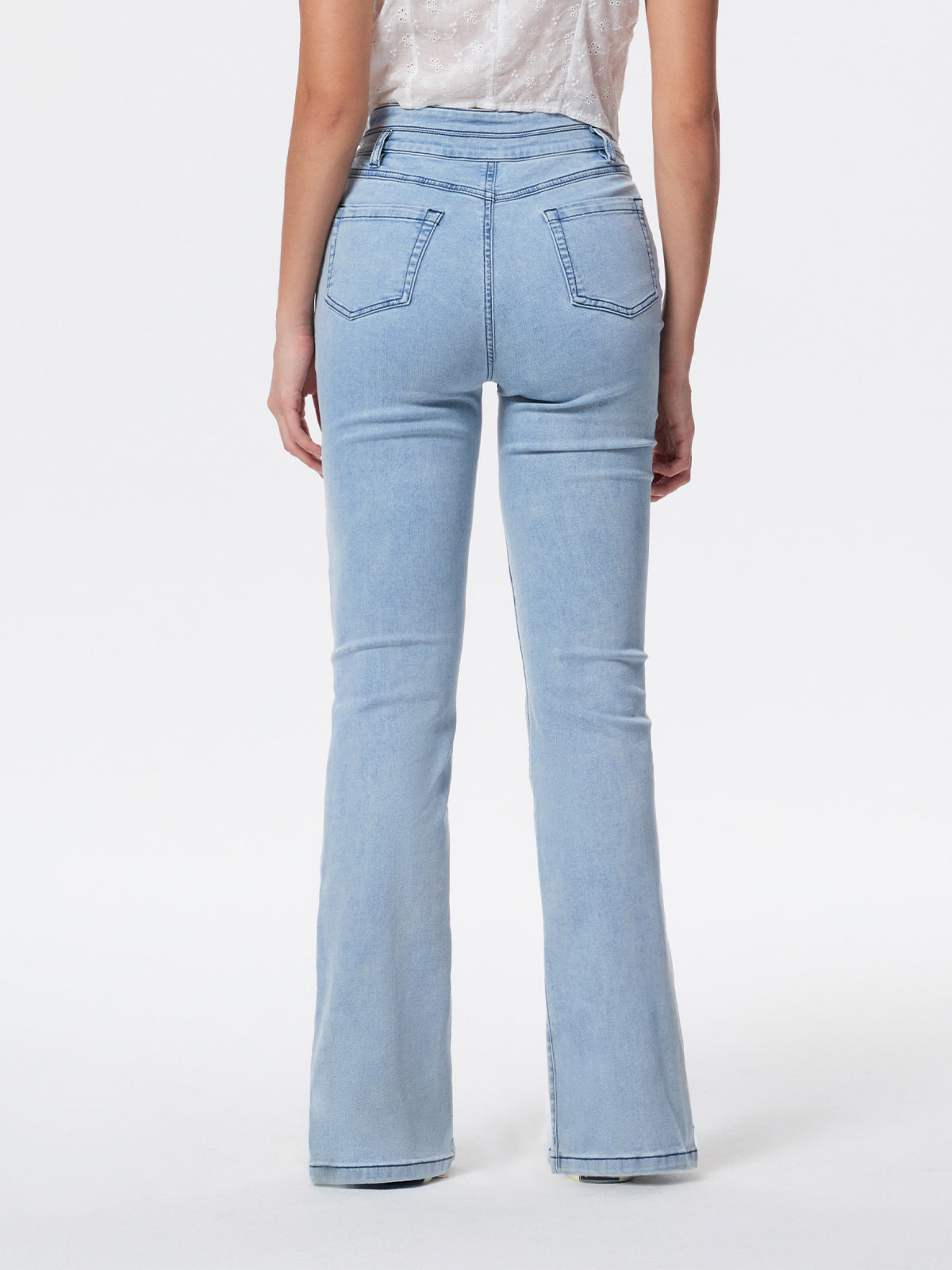 Women's Vintage Washed Jeans Bootcut