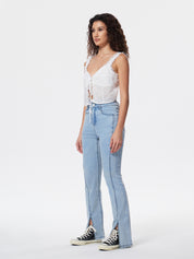 Women's Vintage Washed Jeans Bootcut