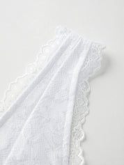 Patchwork Lace Y2K Crop Tank Top