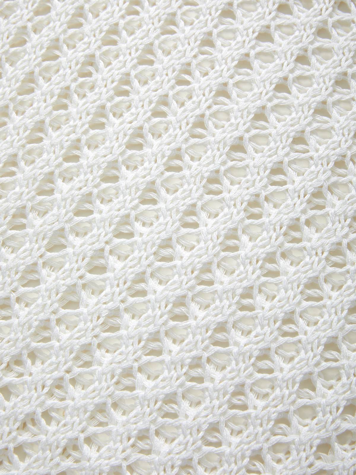 Hollow Out Crochet Long Sleeve Knit Top