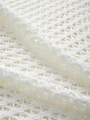 Hollow Out Crochet Long Sleeve Knit Top