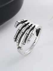 Skeleton Hand Design Cuff Ring