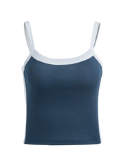 Contrast Trim Vintage Crop Cami Top