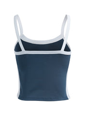 Contrast Trim Vintage Crop Cami Top