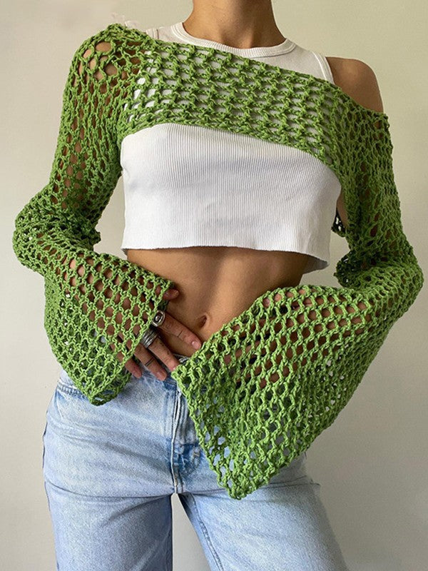 Hollow Out Crochet Bolero Knit