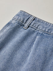 Retro Denim Mini Skirt