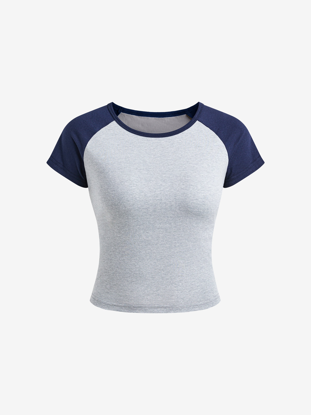 Contrast Raglan Slim Short Sleeve Tee