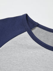 Contrast Raglan Slim Short Sleeve Tee