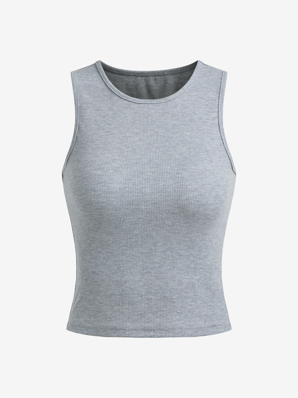 Ribbed Cropped Tank Top
