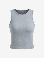 Ribbed Cropped Tank Top