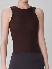 Ribbed Cropped Tank Top