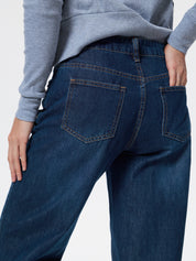 Low Rise Heavy Wash Jeans