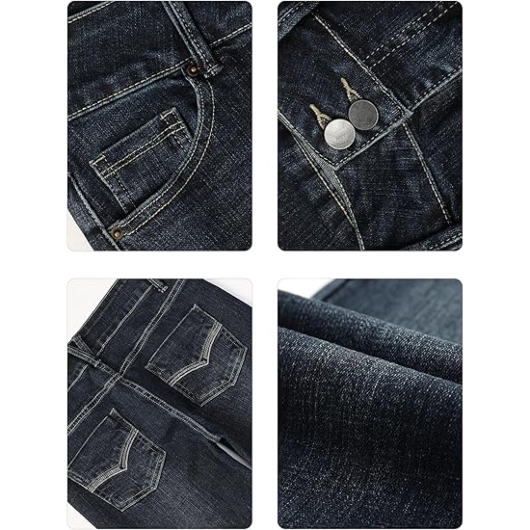 Double Breasted Low Rise Bootcut Jeans