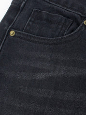 Double Breasted Low Rise Bootcut Jeans