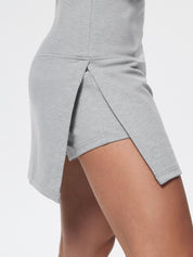 High Waist American Retro Split Skorts