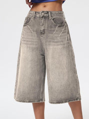 Y2K Baggy Bermuda Denim Shorts