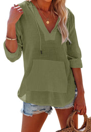 Women's V Neck Beach Cover Up