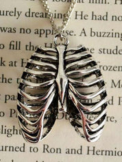 Vintage Skeleton Pendant Necklace