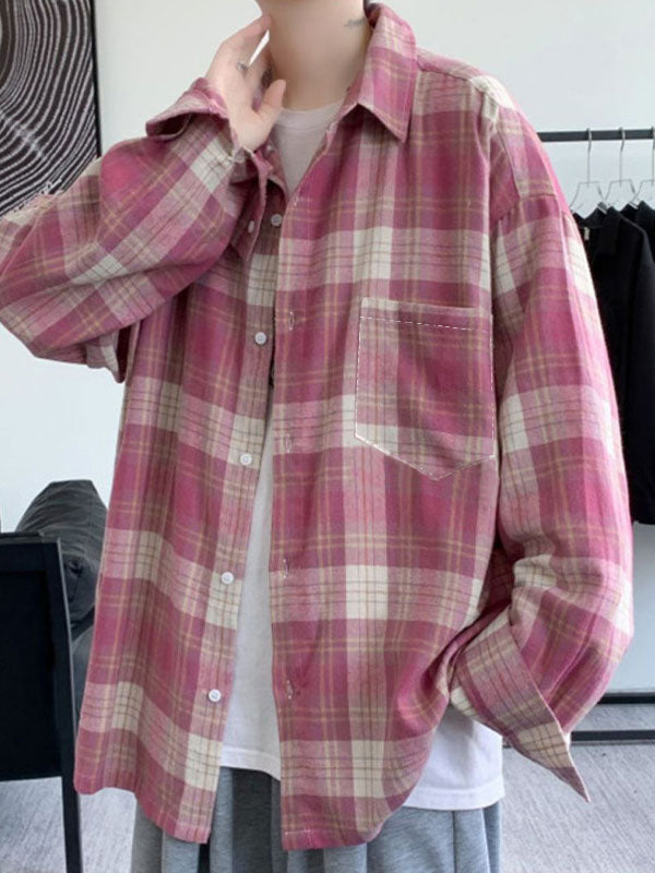 Men's Brushed Checkered Shirt