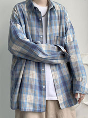 Men's Brushed Checkered Shirt