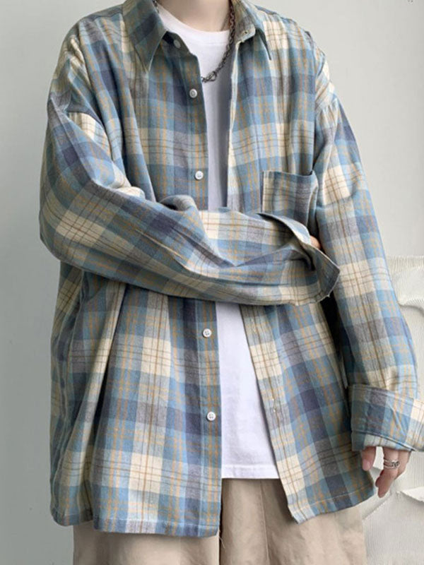 Men's Brushed Checkered Shirt