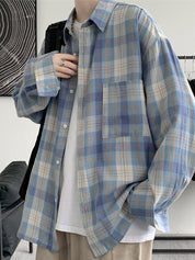 Men's Brushed Checkered Shirt